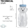 Dr. Honey Bear – Honey Bear Cup With Two Flexible Straws